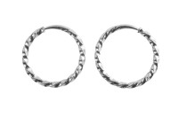 Швензы Кольца SHKO-003 светлое серебро, 10 пар